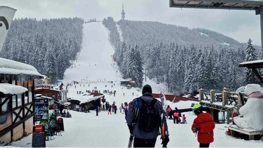 Pamporovo kayak merkezi yabancı turistlerin gözdesi