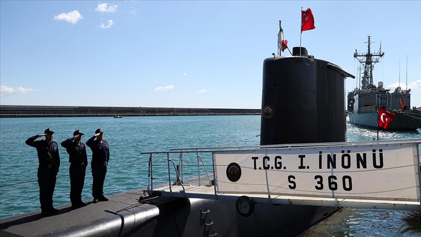 TCG 1. İnönü Denizaltısı NATO Tatbikatında Gösteri İçin Hazır