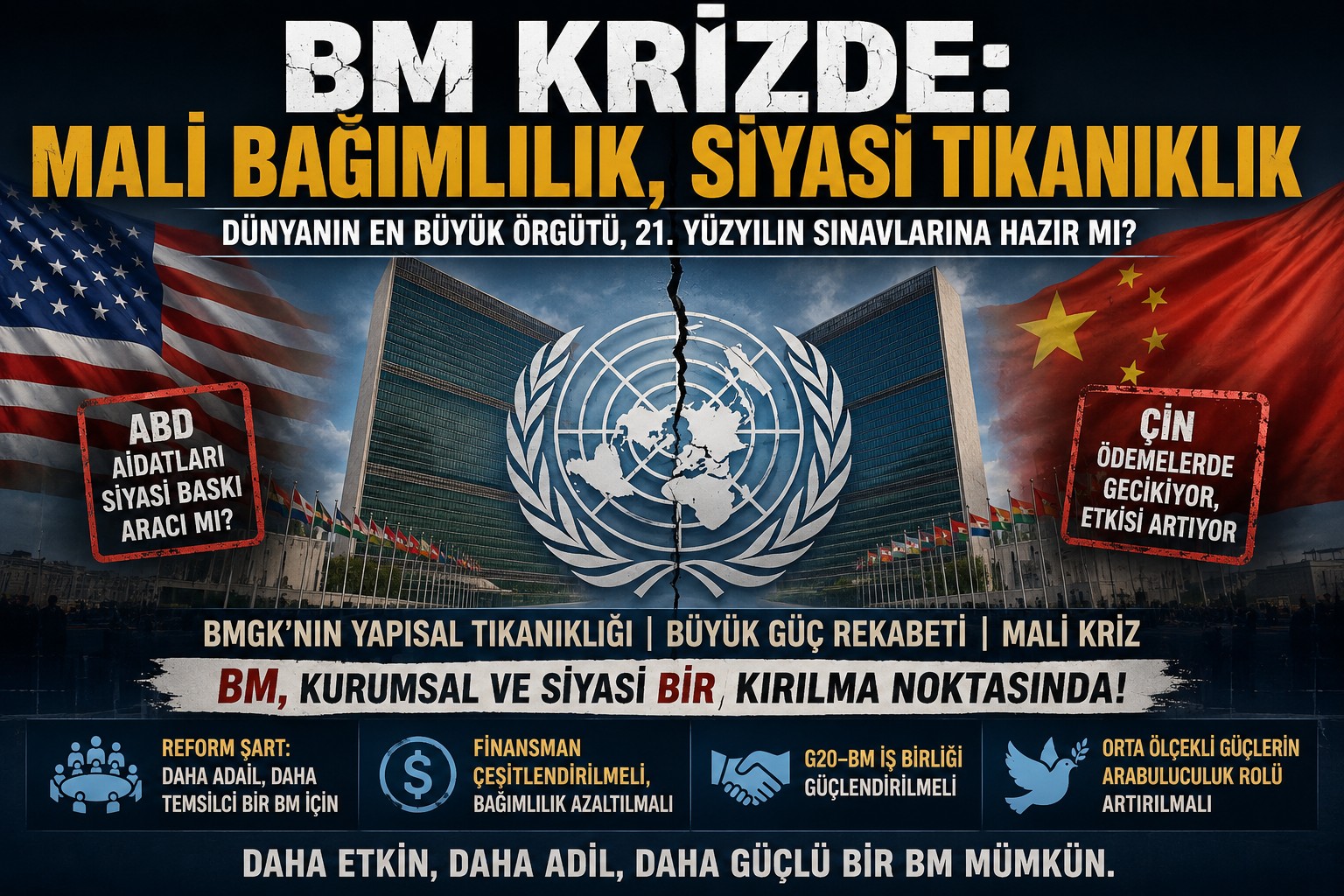 Birleşmiş Milletler’in Meşruiyet Krizi ve Çok Kutuplu Dünya Düzeninin Yükselişi: Küresel Yönetişimin Geleceği Üzerine Stratejik Bir Değerlendirme