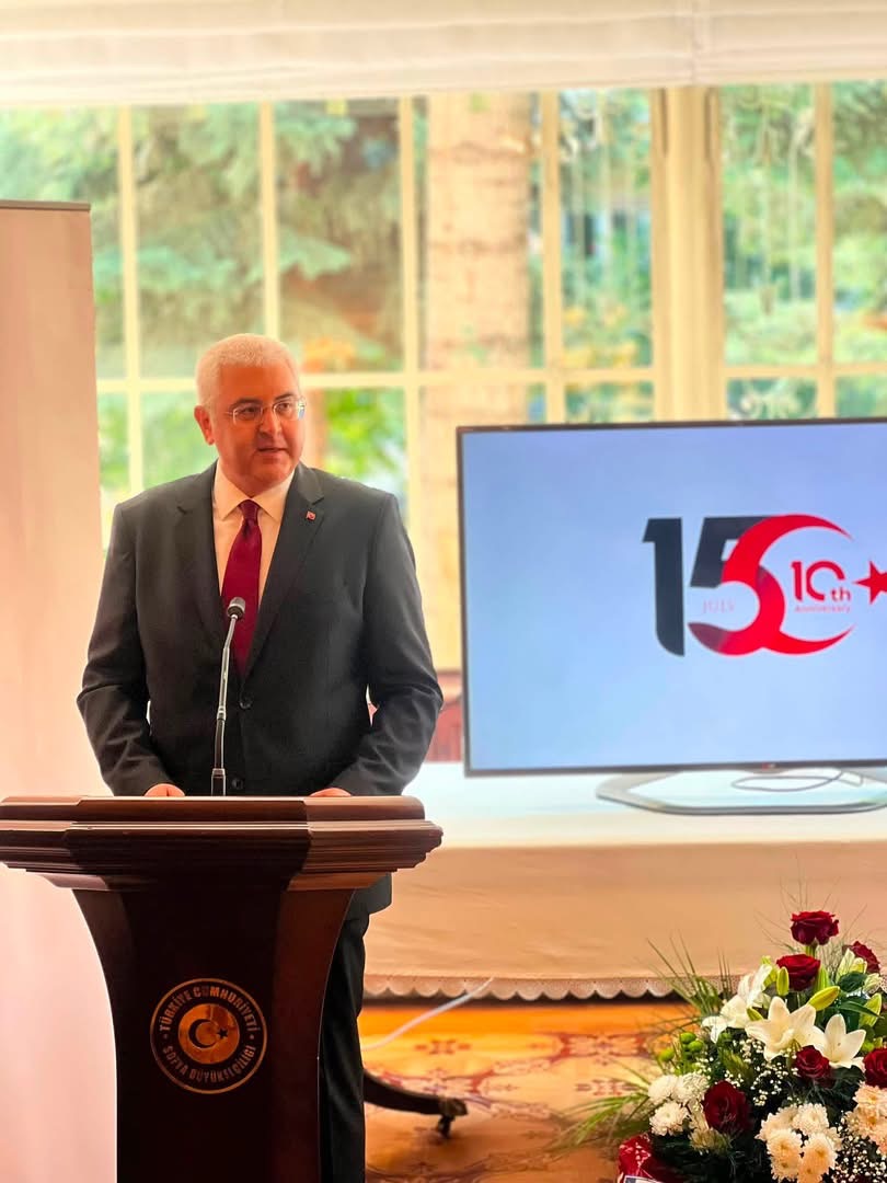 15 Temmuz Demokrasi ve Millî Birlik Günü’nün 10. Yıl Dönümü Sofya Büyükelçiliği Konutunda Anıldı