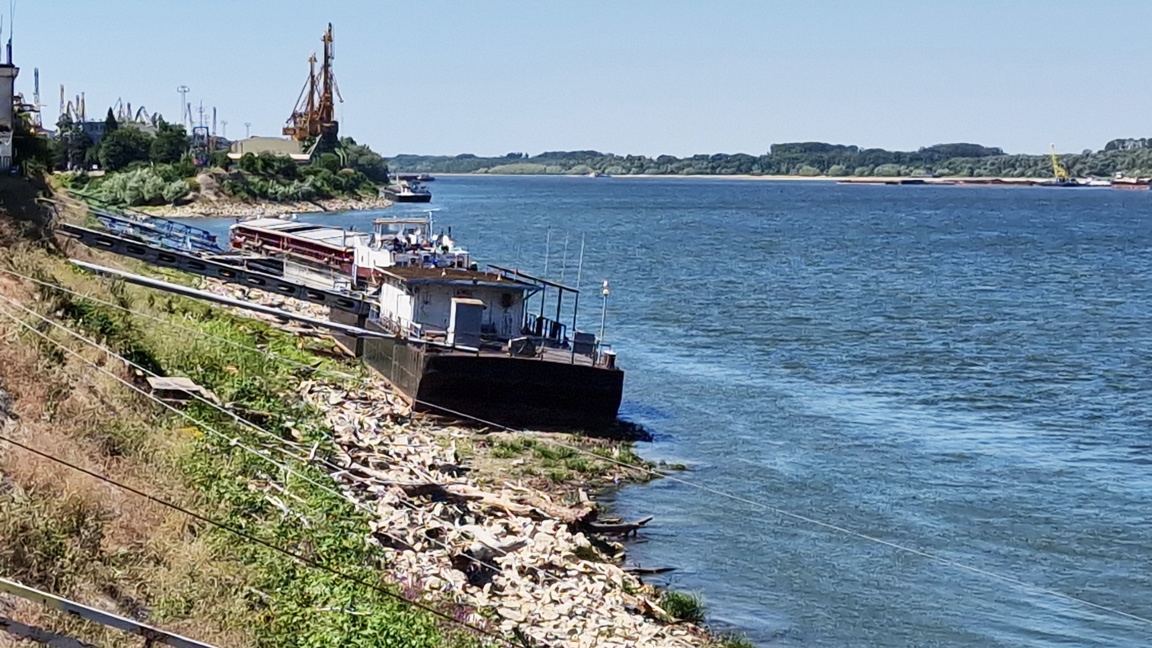 Tuna Nehri’nin Bulgaristan Kesiminde Su Seviyesi Düşmeye Devam Ediyor